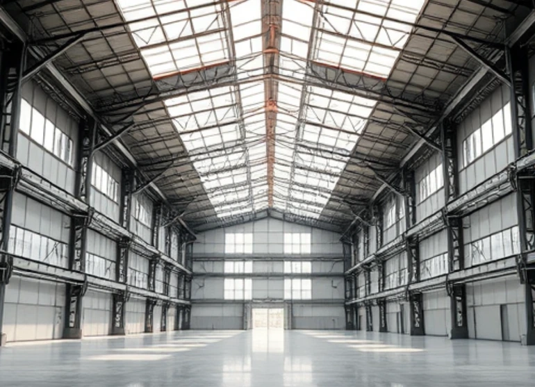 نمای داخلی سازه فلزی