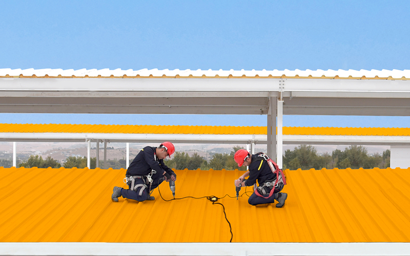 ساندویچ پانل سقفی سازه پوشش ماموت