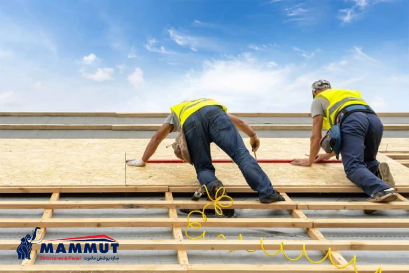 نصب ساندویچ پانل پشم سنگ