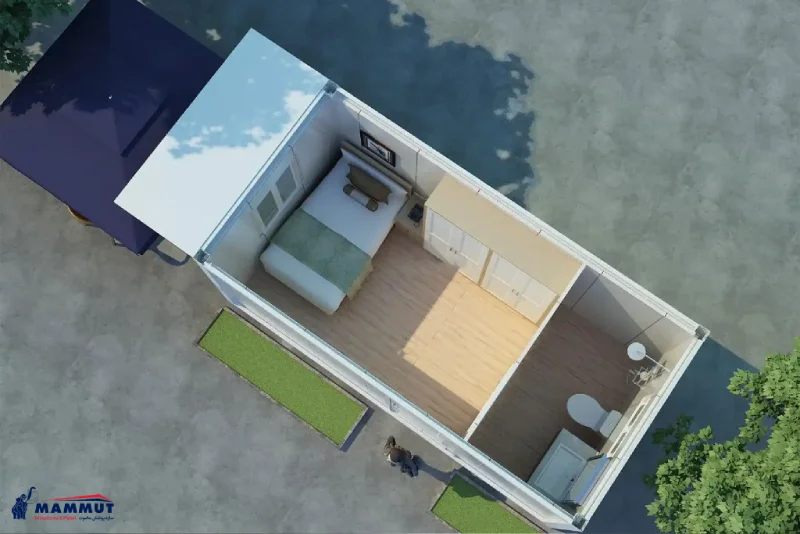 نمای داخل کانکس معمولی