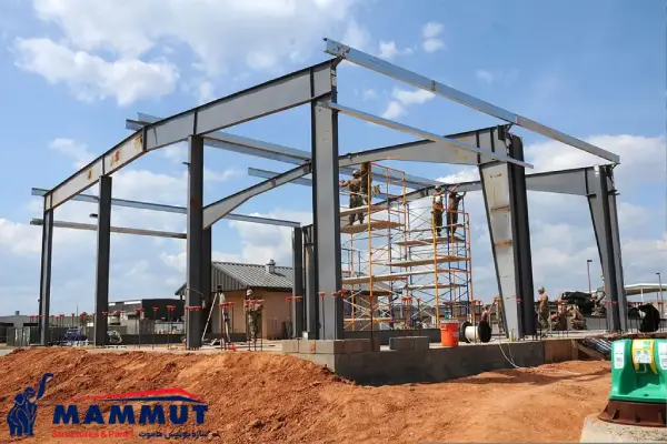 اجرای فونداسیون سوله