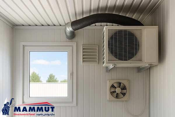 اهمیت تهویه مناسب در کانکس‌ها